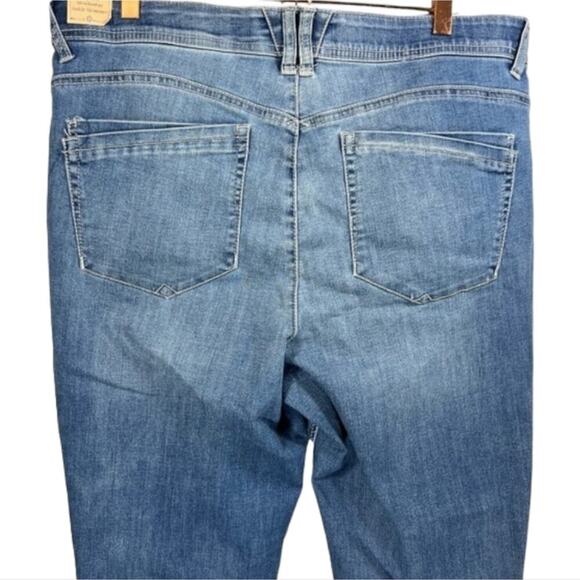 DEMOCRACY AB SOLUTION ANKLE SKIMMER STRETCH SKINNY JEANS PLUS SIZE 24 NEW! - Picture 5 of 10